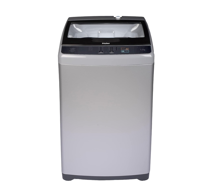 Haier 6.5 Kg 5 Star Oceanus Wave Drum Fully Automatic Top Load Washing Machine (HWM65-707ES5 Moonlight Grey) (HWM65-707ES5)