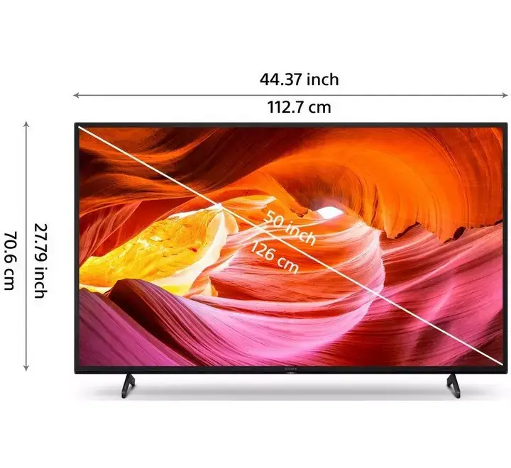 Sony X75K Ultra HD (4K) Smart LED 50 inch(126 cm) KD-50X75K (2022 Model Edition)