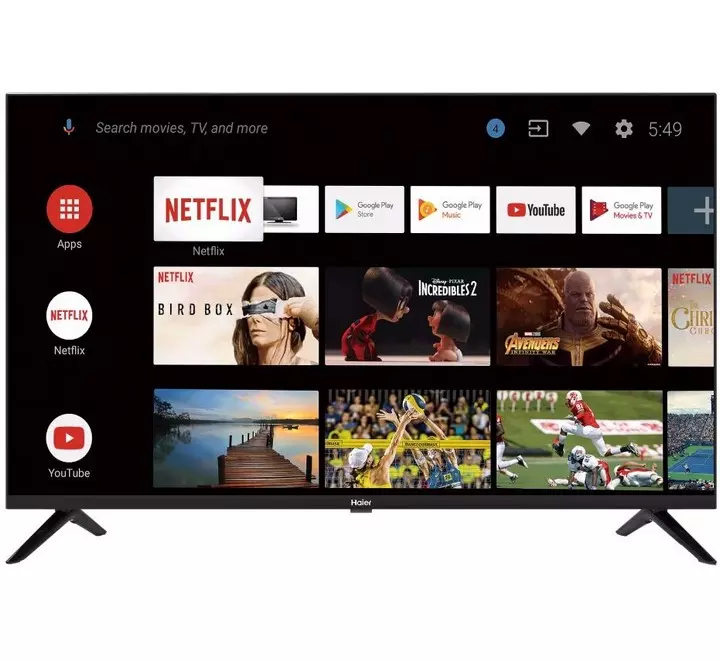 Haier HD Smart Android LED 43 inch(109 cm) LE43K7700GA (2022 Model Edition)