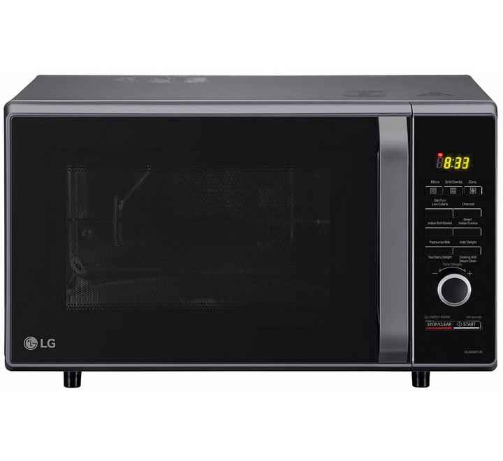 LG 28 L Charcoal Convection Microwave Oven (MJ2886BFUM Black With Starter Kit)