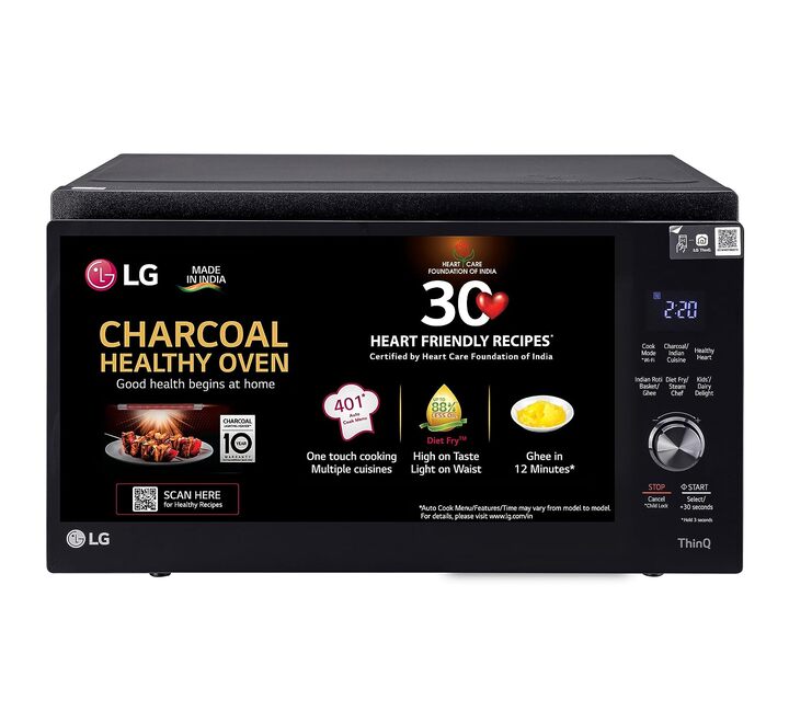 LG 32 L Wi-Fi Enabled Charcoal Convection Microwave Oven (MJEN326SFW.DBKQILN)