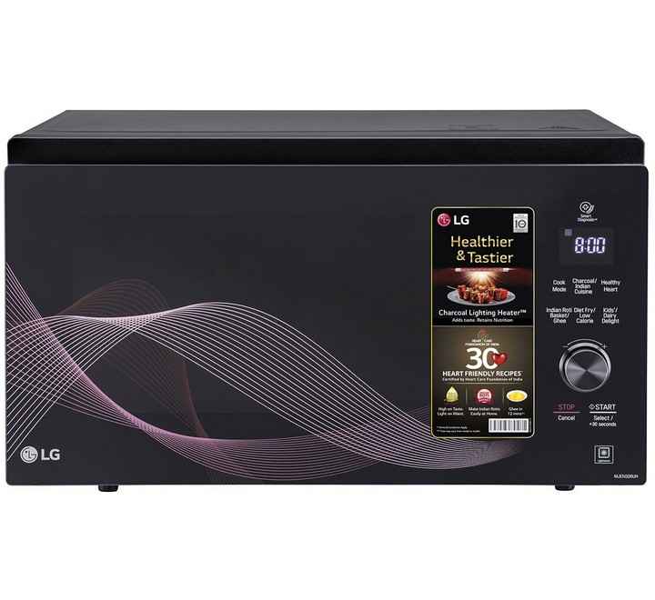 LG 32 L Charcoal Convection Healthy Heart Microwave Oven (MJEN326UH Black)