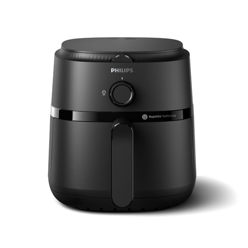 PHILIPS Air Fryer uses up to 90% less fat 1500W 4.2 Liter Large with Rapid Air Technology (NA120/00) Black