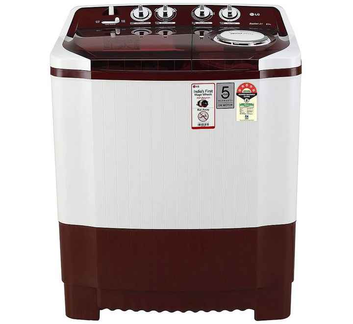 LG P8035SRAZ.ABGQEIL 8 kg Semi Automatic Washing Machine White