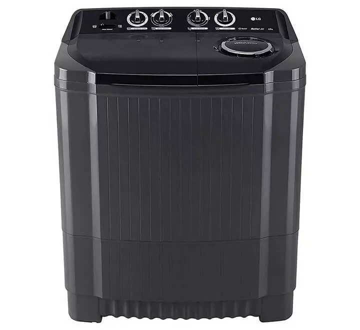 LG 8.5 kg Semi Automatic Top Load Washing Machine (P8535SKMZ.ABMQEIL Black)