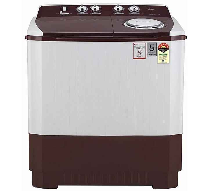 LG 9 Kg 5 Star Semi Automatic Top Load Washing Machine (P9041SRAZ Burgundy)