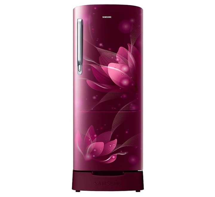 Samsung Refrigerator DC 183 L Blooming Saffron Red Single Door 2 Star BEE Rating (RR20C1812R8/HL)