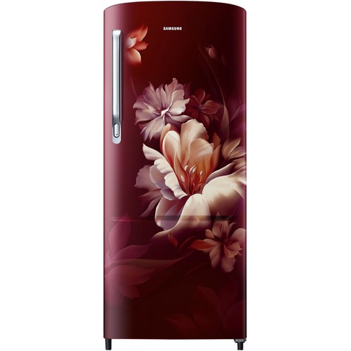 Samsung 183 L 3 Star Digital Inverter Direct-Cool Single Door Refrigerator Midnight Blossom Red (RR20D1723RZ/HL )