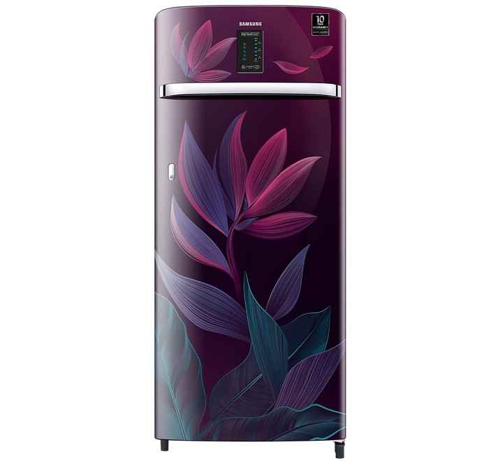 SAMSUNG 225 L Direct Cool Single Door 3 Star Refrigerator  (Paradise Purple RR23A2E2Y9R/HL)