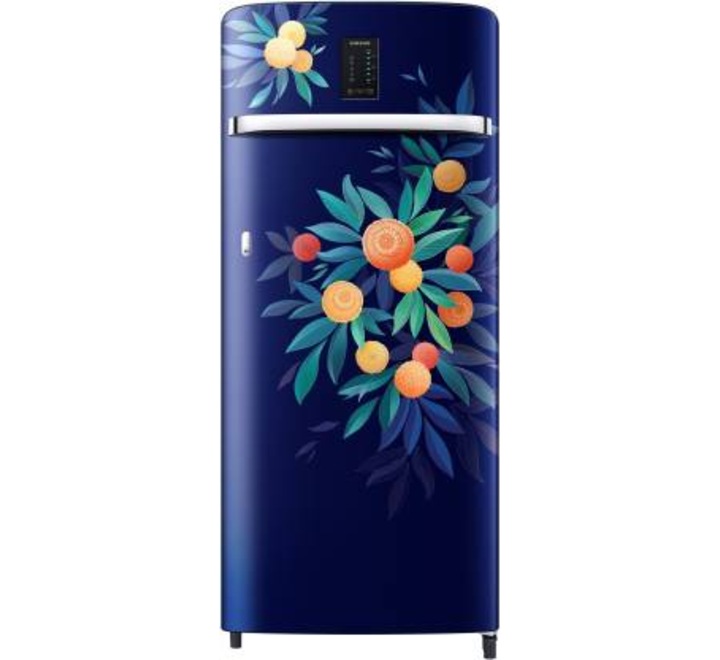 SAMSUNG 215 L Direct Cool Single Door 4 Star Refrigerator  (Orange Blossom Blue RR23C2E24NK/HL) (RR23C2E24NK)
