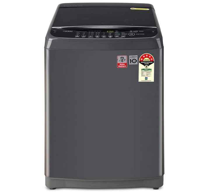 Buy LG 10 Kg 5 Star Smart Inverter Fully Automatic Top Load Washing Machine T10SJMB1Z Middle Black TurboDrum Jet Spray LG at best price from TopTenElectronics