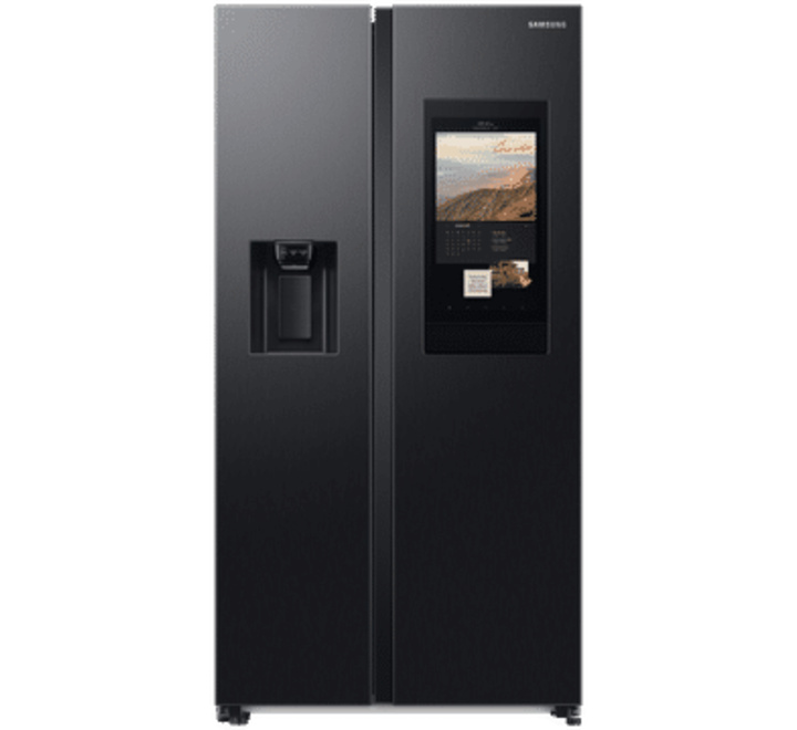 SAMSUNG 615 Litres 3 Star Auto Defrost Side by Side Refrigerator with Twin Cooling Plus (RS7HCG8543B1HL Black DOI) (RS7HCG8543B1)