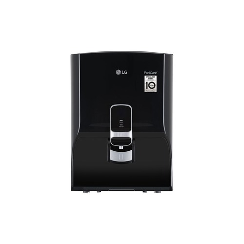 LG 8L Water Purifier RO+ Carbon Filter Stainless Steel Tank Solid Black(WW131NP.CBKQEIL)